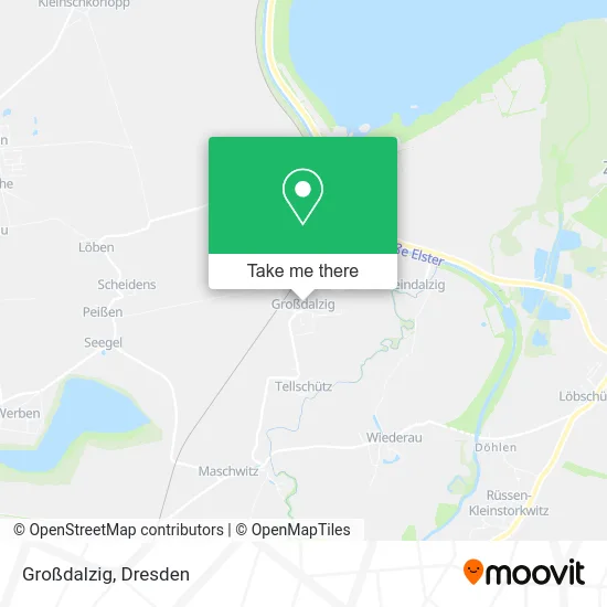 Карта Großdalzig