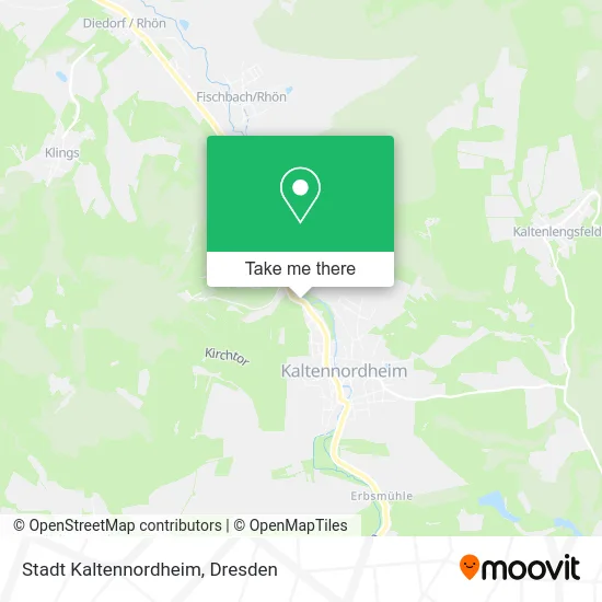 Карта Stadt Kaltennordheim