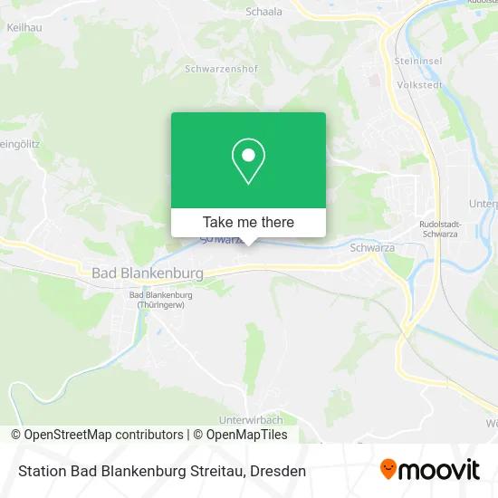 Карта Station Bad Blankenburg Streitau