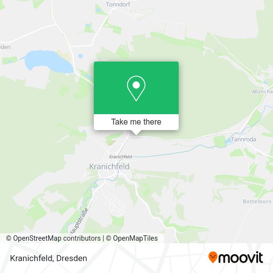 Карта Kranichfeld