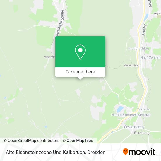 Карта Alte Eisensteinzeche Und Kalkbruch