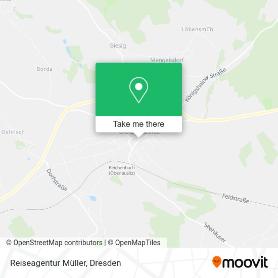 Карта Reiseagentur Müller