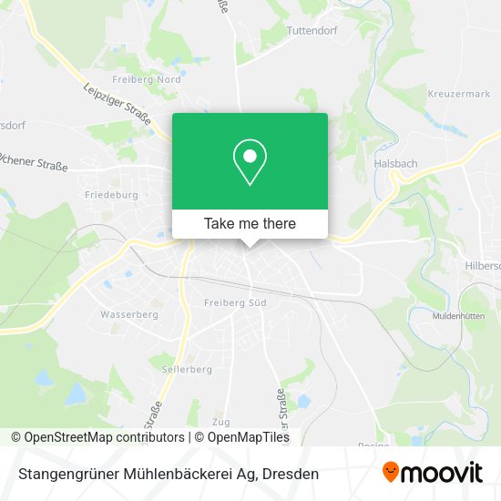 Карта Stangengrüner Mühlenbäckerei Ag