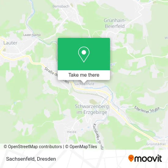 Карта Sachsenfeld