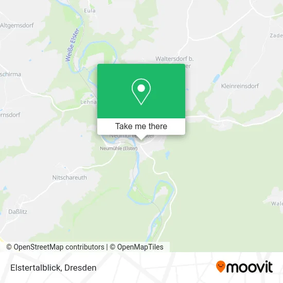Карта Elstertalblick