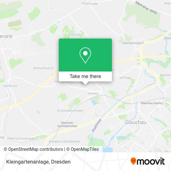 Карта Kleingartenanlage