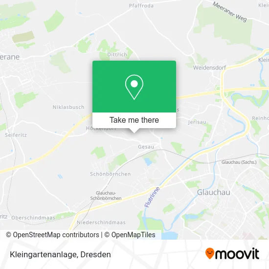 Карта Kleingartenanlage