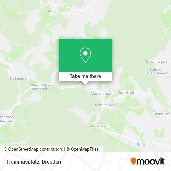 Карта Trainingsplatz
