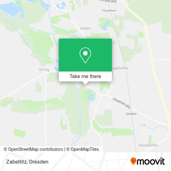 Карта Zabeltitz