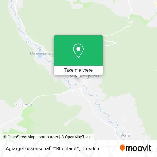 Карта Agrargenossenschaft ""Rhönland""