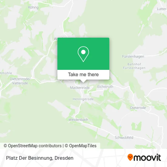 Карта Platz Der Besinnung