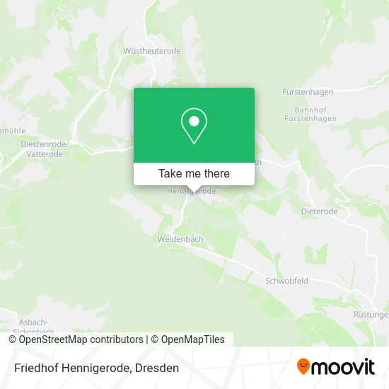 Карта Friedhof Hennigerode