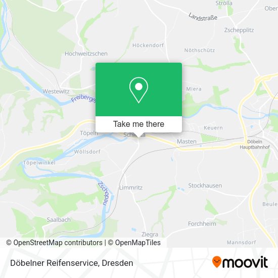 Карта Döbelner Reifenservice