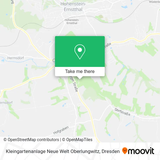 Карта Kleingartenanlage Neue Welt Oberlungwitz