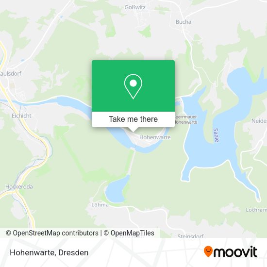 Карта Hohenwarte