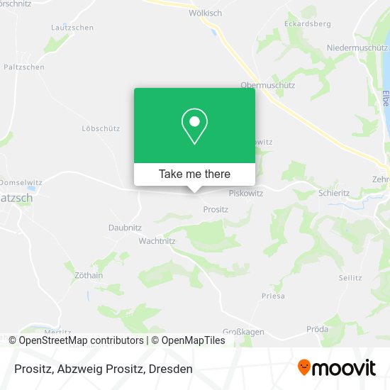 Карта Prositz, Abzweig Prositz