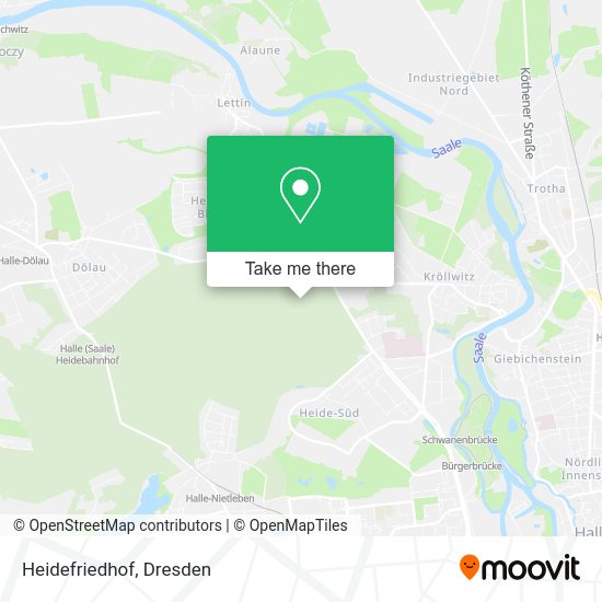 Карта Heidefriedhof