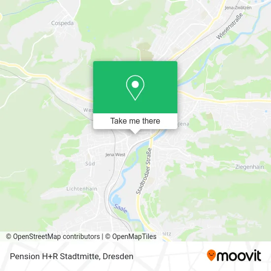 Карта Pension H+R Stadtmitte