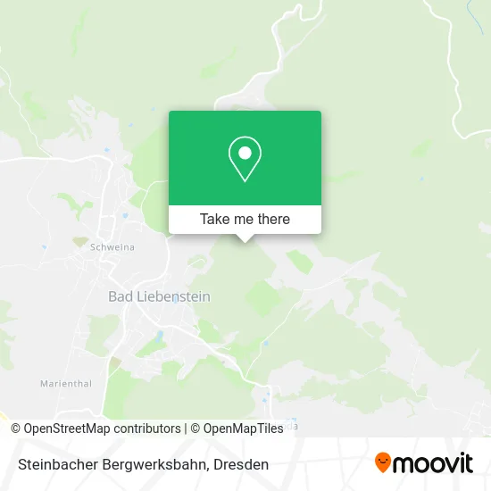 Карта Steinbacher Bergwerksbahn