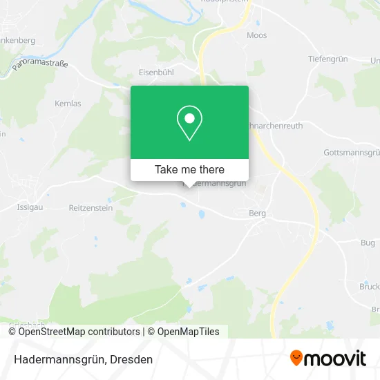 Карта Hadermannsgrün