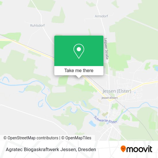 Карта Agratec Biogaskraftwerk Jessen