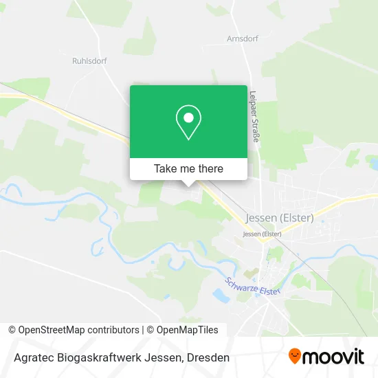 Карта Agratec Biogaskraftwerk Jessen