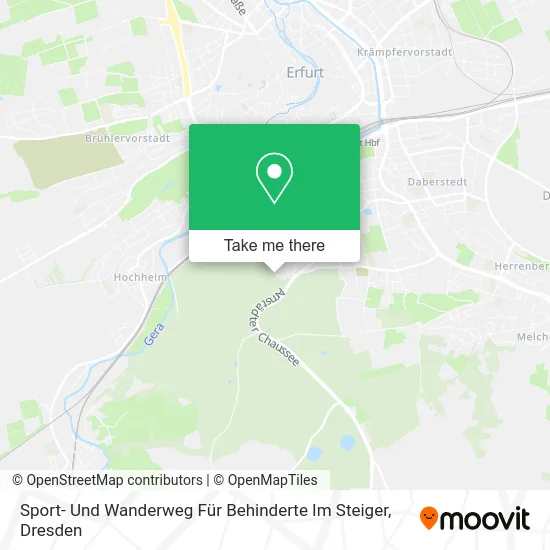 Карта Sport- Und Wanderweg Für Behinderte Im Steiger