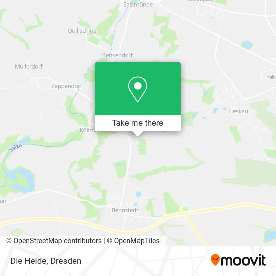Карта Die Heide