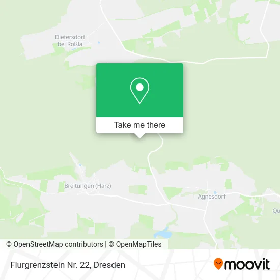 Карта Flurgrenzstein Nr. 22