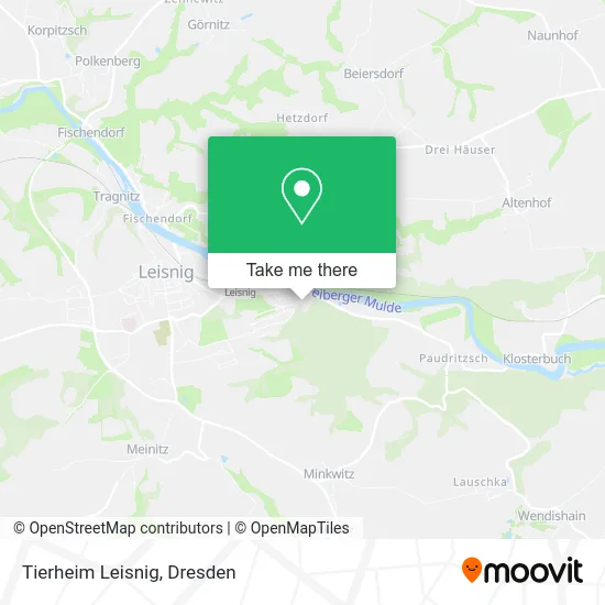 Карта Tierheim Leisnig