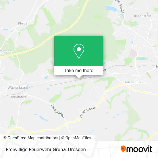Карта Freiwillige Feuerwehr Grüna