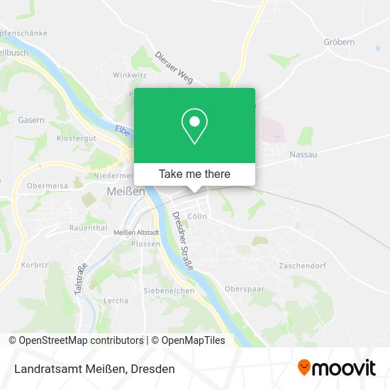 Карта Landratsamt Meißen