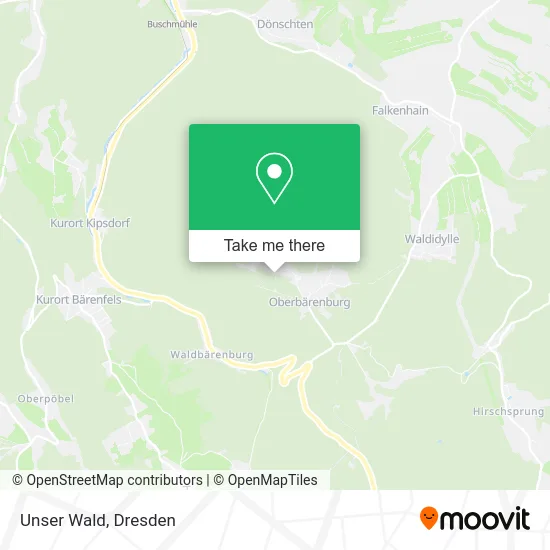 Карта Unser Wald