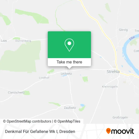Карта Denkmal Für Gefallene Wk I