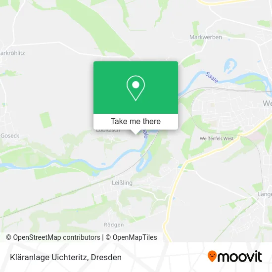 Карта Kläranlage Uichteritz