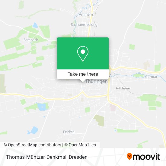 Карта Thomas-Müntzer-Denkmal