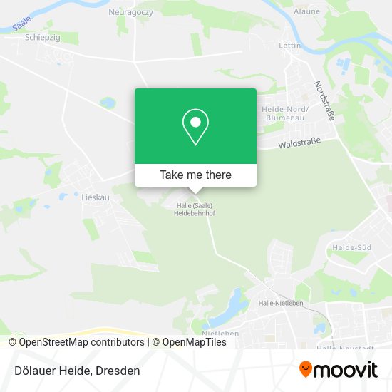 Карта Dölauer Heide