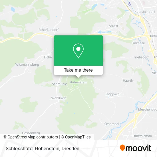 Карта Schlosshotel Hohenstein