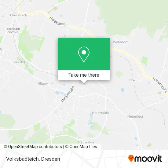 Карта Volksbadteich