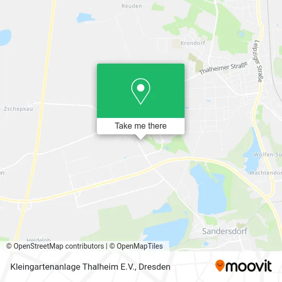 Карта Kleingartenanlage Thalheim E.V.