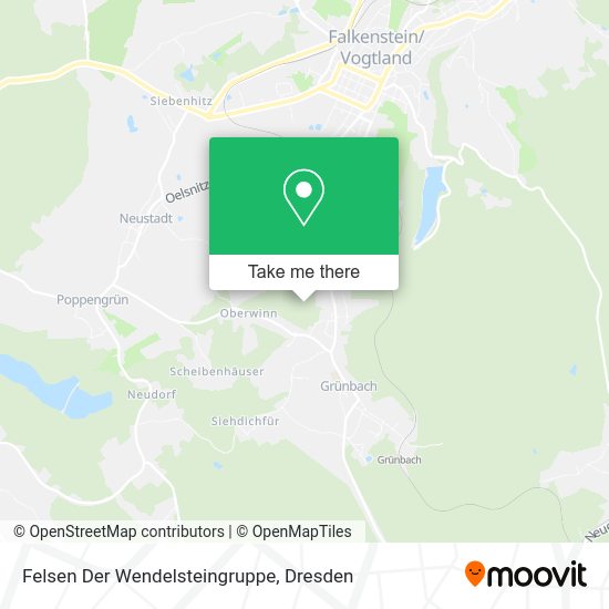 Карта Felsen Der Wendelsteingruppe