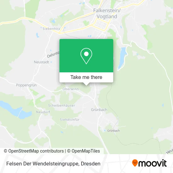 Карта Felsen Der Wendelsteingruppe