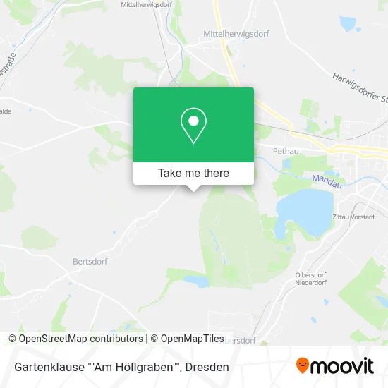 Карта Gartenklause ""Am Höllgraben""