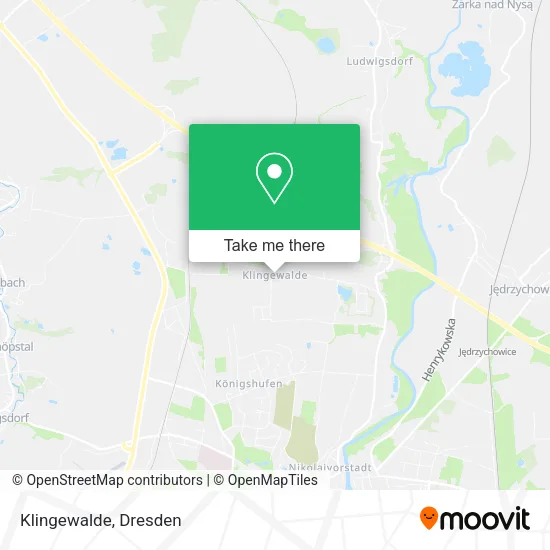 Klingewalde map