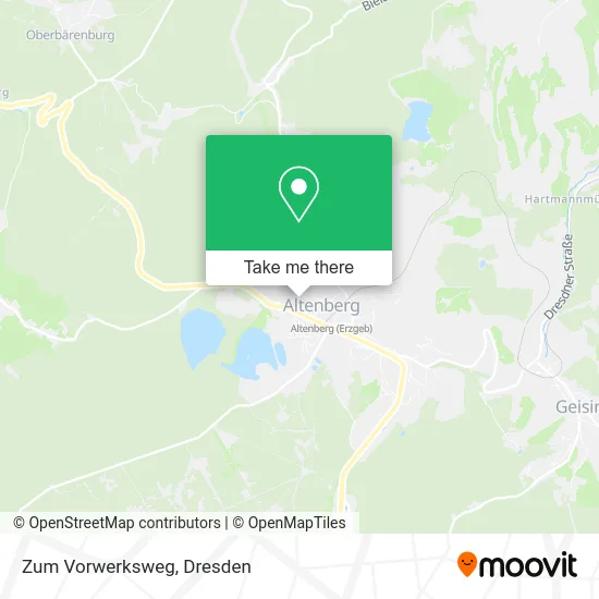 Карта Zum Vorwerksweg