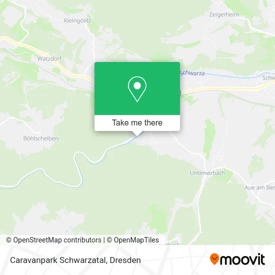 Карта Caravanpark Schwarzatal