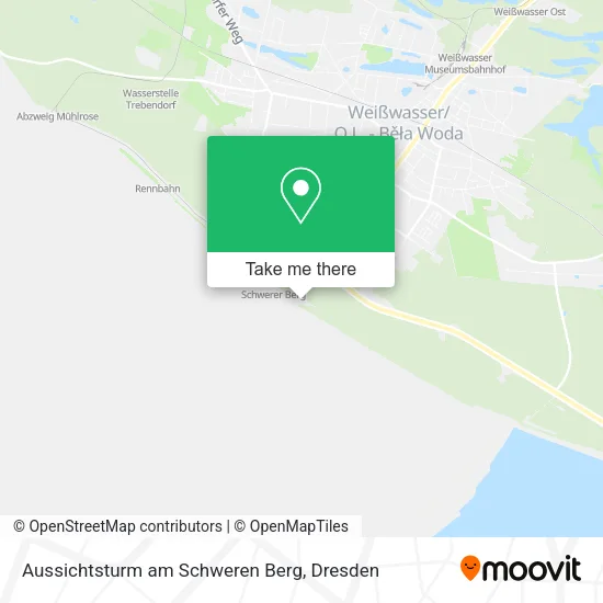 Карта Aussichtsturm am Schweren Berg