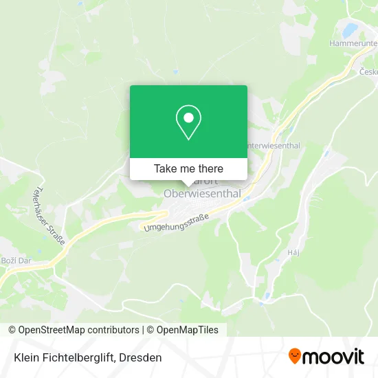 Klein Fichtelberglift map