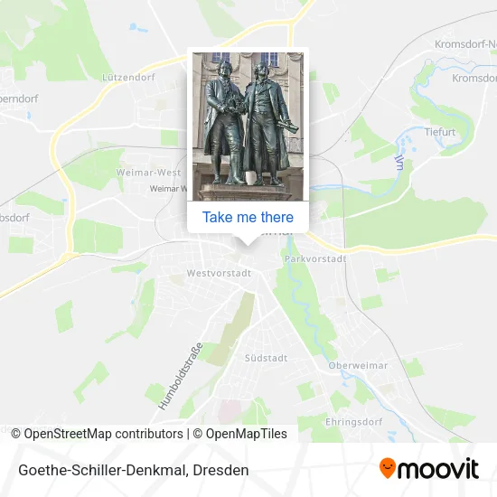 Карта Goethe-Schiller-Denkmal
