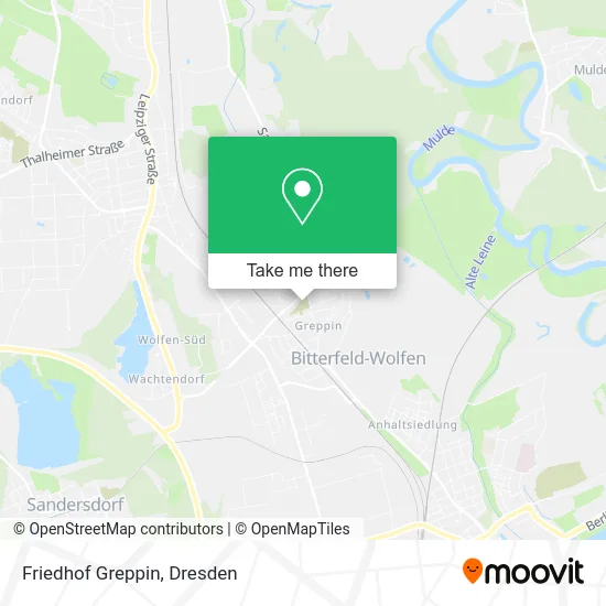 Карта Friedhof Greppin